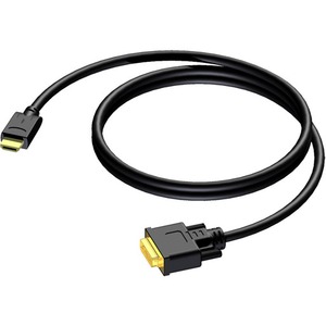 Кабель HDMI-DVI Procab CDV160/1.5 1.5m