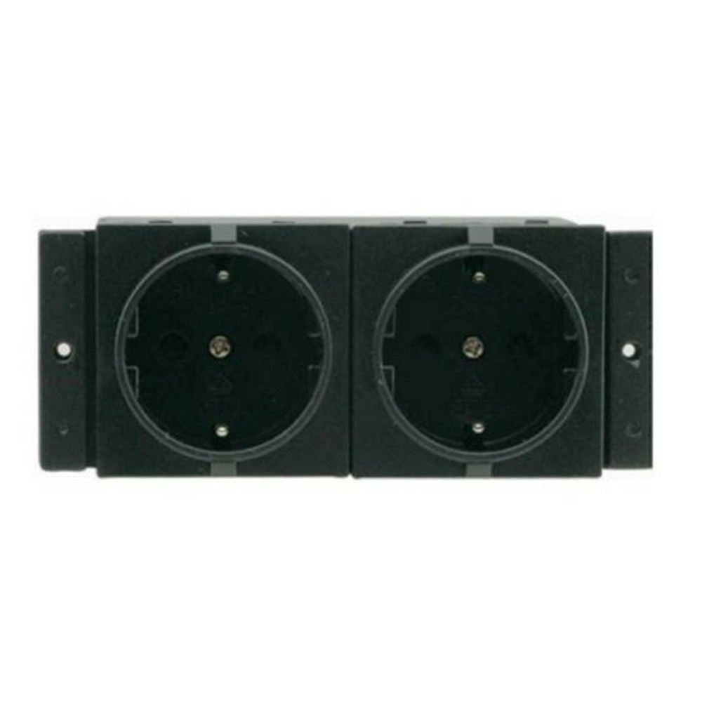 Двойная сетевая розетка для установки в систему TBUS (европейская) Kramer TS-2DE