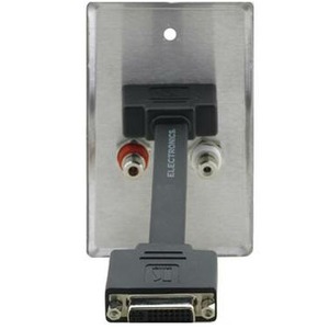 Установочная панель с разъемами DVI, HDMI Kramer WAV-DA2/EU/GB(G)
