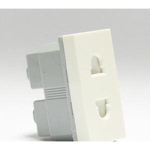 Розетка силовая 2К+З Dr.HD 016002024 SOC EU/US