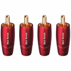 Разъем RCA Audioquest Red River RCA Field Connector (Set 4)