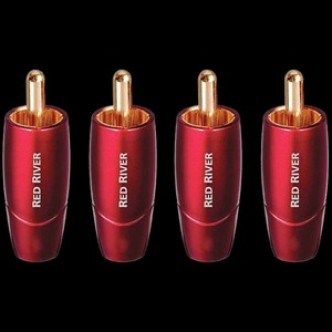 Разъем RCA Audioquest Red River RCA Field Connector (Set 4)