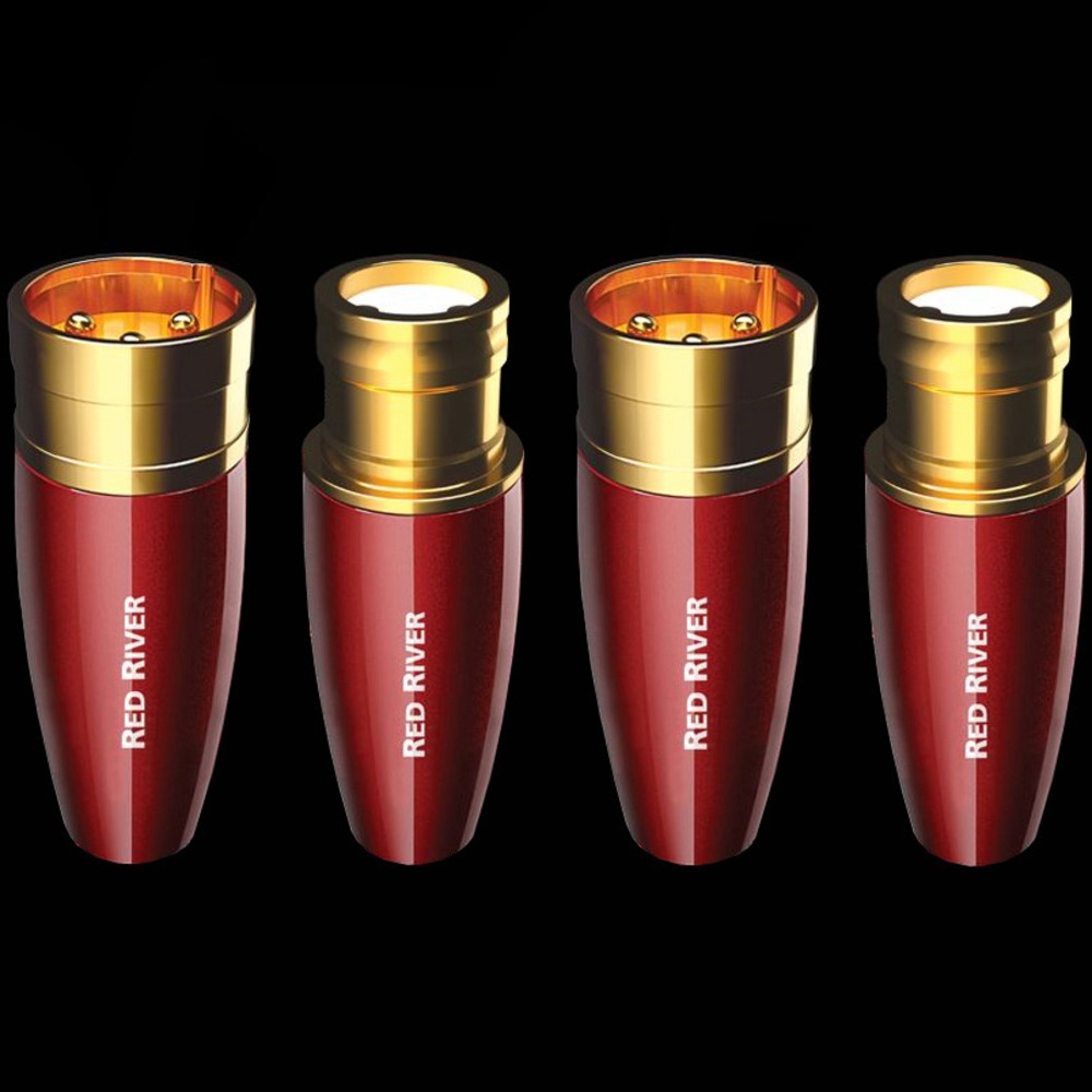 Разъем XLR Audioquest Red River XLR Field Connector (Set 4)