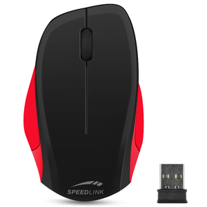 Мышь компьютерная Speedlink SL-630000-BKRD LEDGY Mouse - wireless, black-red