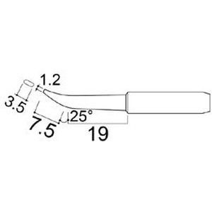 Жало для паяльника Element 900-M-T-H (лопатка)