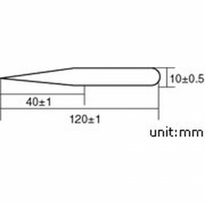 Пинцет ProsKit 1PK-101T прямой изолированный