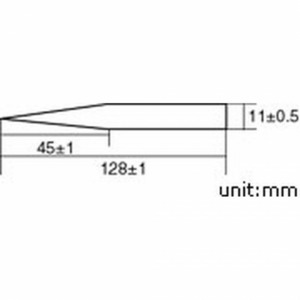 Пинцет ProsKit 1PK-112T прямой антимагнитный