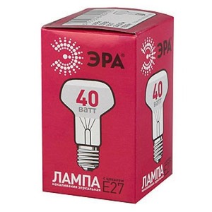 Лампа ЭРА R63-40W-230-E27