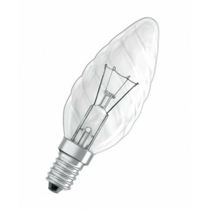 Лампа General Electric Брест Свечка витая Twisted 60W E14 CL 15672