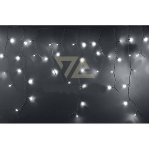 Гирлянда Neon-Night Айсикл светодиодный 2.4 х 0.6 м белый провод 220В диоды белые 255-034-6
