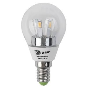 Лампа ЭРА 360-LED P45-5w-827-E14