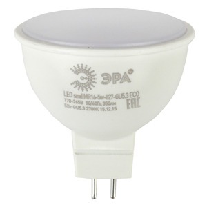 Лампа ЭРА LED smd MR16-5w-840-GU5.3 ECO