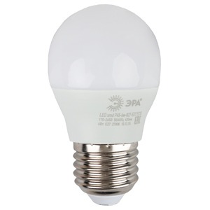 Лампа ЭРА LED smd Р45-6w-827-E27 ECO