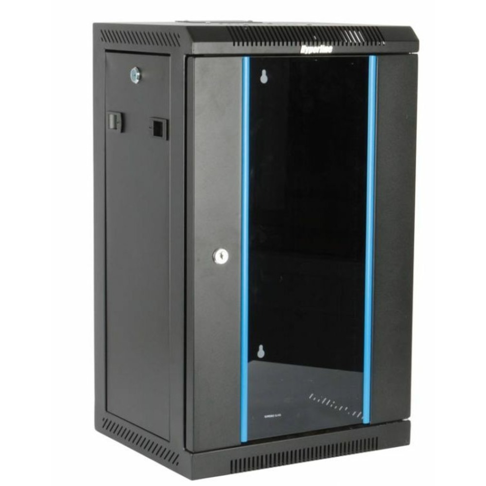 Настенные рэковые шкафы 10 дюймов Hyperline TDC-6U-GR-RAL9004