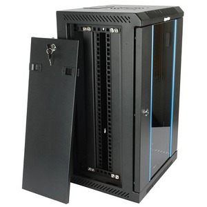 Настенный рэковый шкаф 19 дюймов Hyperline TDC-9U-GR-RAL9004