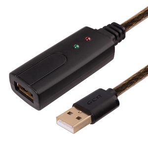 Удлинитель USB 2.0 Тип A - A Greenconnect GCR-UEC3M2-BD2S 10.0m