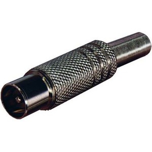 Разъем Антенный PROconnect 05-2011-4 штекер TV никель c пружиной (1 штука)