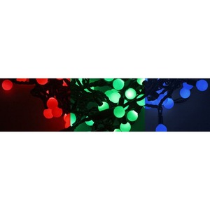 Гирлянда Neon-Night Мультишарики 23мм 5м, 25 диодов, цвет RGB 303-559