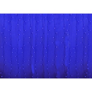 Гирлянда Neon-Night 235-173 Светодиодный 2х6м, постоянное свечение, прозрачный провод, 220В, диоды СИНИЕ