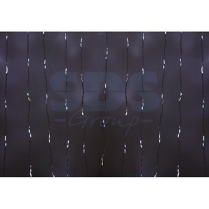 Гирлянда Neon-Night 245-335 LED - RGB Умный дождь 3 секции 1x3 м 4x3 нитей 30W 24V 8 каналов 672 БЕЛЫХ диода IP65