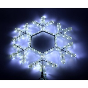 Световая фигура Neon-Night 501-212-1 Фигура Снежинка цвет белый, размер 45*38 см