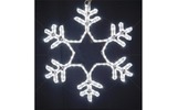 Световая фигура Neon-Night 501-334 Снежинка, белый, без контр., 55x55 см