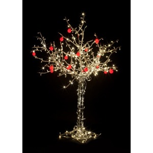 Световая фигура Neon-Night 531-402 Дерево высота 1.5м, 10 красных яблок