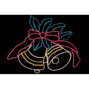 Световая фигура Neon-Night Колокольчики с бантиком размер 79*106 см 501-314