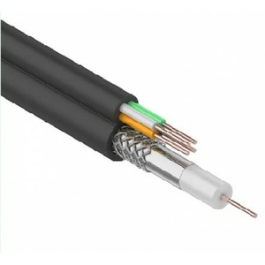 Кабель управления и контроля Rexant 01-4022 ККСВ-П + 4х0.5мм2, черный (100 метров)