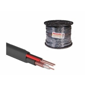 Кабель управления и контроля Rexant 01-4004 ККСВ-П + 2х0.5мм2, черный (305 метров)