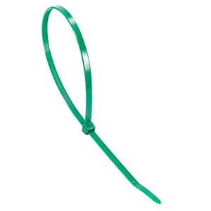 Хомут нейлоновый (кабельная стяжка) Rexant 07-0303-25 зеленый 300 х 5.0 мм (25 штук)