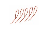 Хомут нейлоновый (кабельная стяжка) Rexant 07-0406-25 красный 400 х 5.0 мм (25 штук)