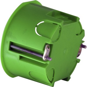 Подрозетник Hegel Коробка монтажная 1-ая для полых стен d=68 глубина 45мм, метал. лапки IP30 (КУ1202)