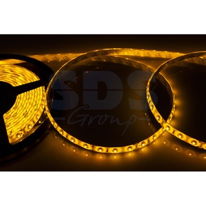Светодиодная лента Lamper 141-352 8 мм, IP65, SMD 2835, 60 LED/m, 12 V, цвет свечения желтый (5 метров)