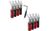 Разъем Акустический Audioquest SureGrip100 Multi-Spade Silver (Set 8)