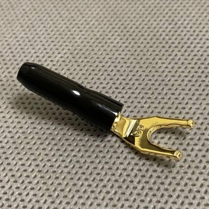 Разъем Акустический Audioquest P10M/G Spade Gold