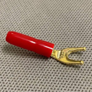 Разъем Акустический Audioquest P10M/G Spade Gold