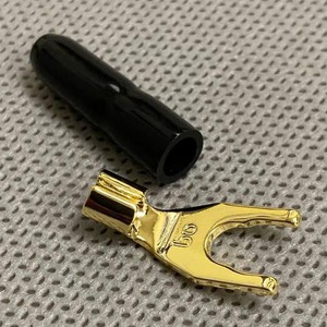 Разъем Акустический Audioquest P10M/G Spade Gold