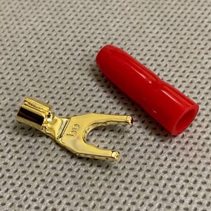 Разъем Акустический Audioquest P10M/G Spade Gold