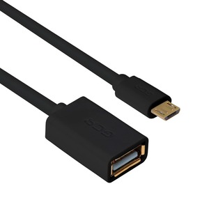 Кабель USB OTG Greenconnect GCR-MB4AF-AA2SG 0.1m