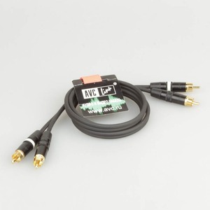Кабель аудио 2xRCA - 2xRCA AVC Link CABLE-900/0.5 black 0.5m