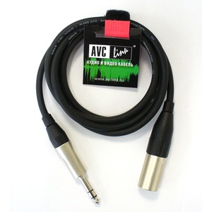 Кабель аудио 1xJack - 1xXLR AVC Link CABLE-957/3-Black 3.0m