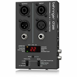 Тестер для проверки кабеля BEHRINGER CT200