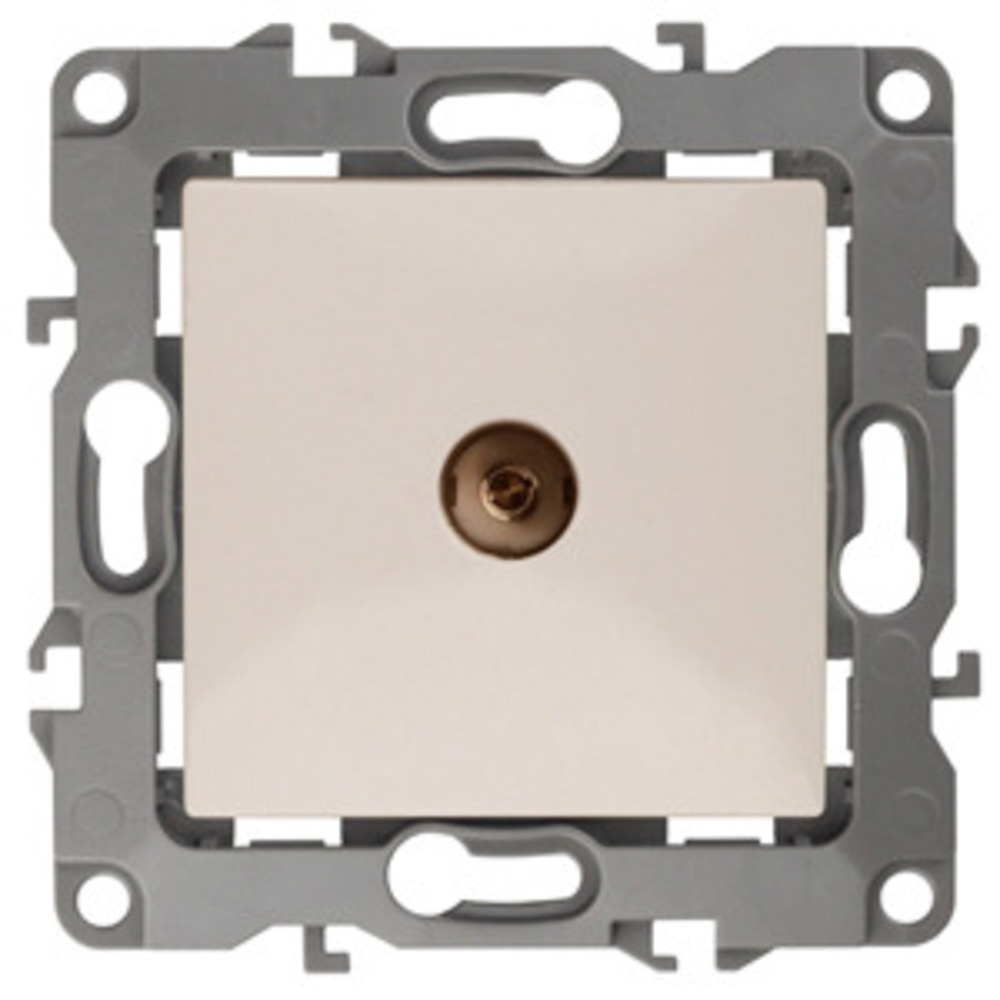 Розетка TV ЭРА 12-3101-02 TV одиночная, Эра12, слоновая кость