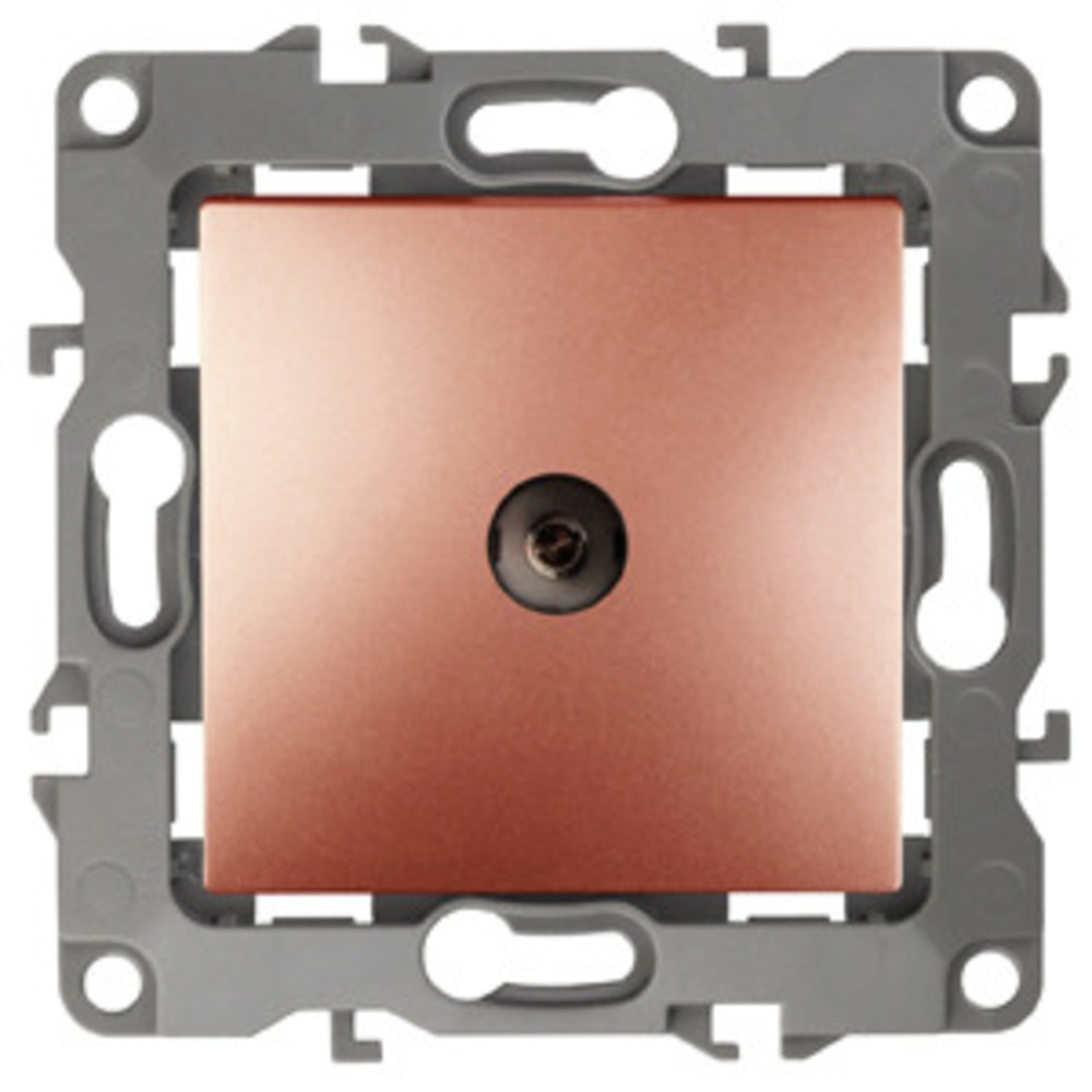 Розетка TV ЭРА 12-3101-14 TV одиночная, Эра12, медь