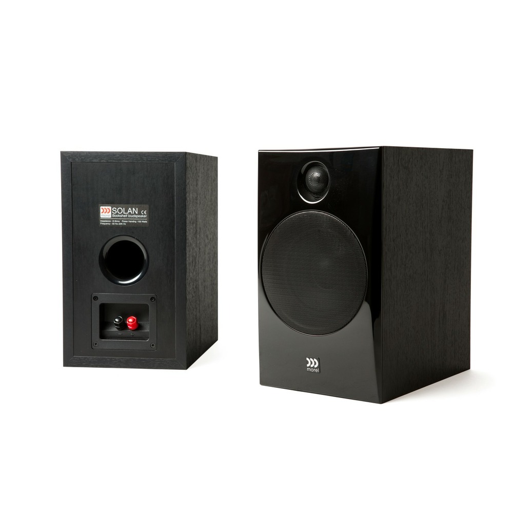 Купить MOREL Solan V2 Bookshelf Black Ash недорого в интернет магазине