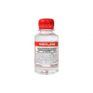 Разное Solins Очиститель ИЗОПРОПАНОЛ 99.7%, бутылка ПЭТ - 1л.