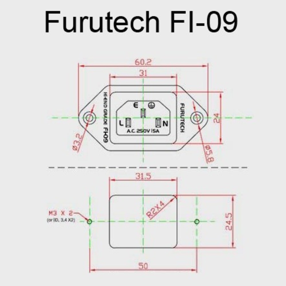 Терминал IEC Furutech FI-09(G)