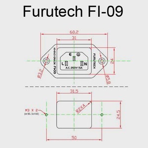 Терминал IEC Furutech FI-09(R)