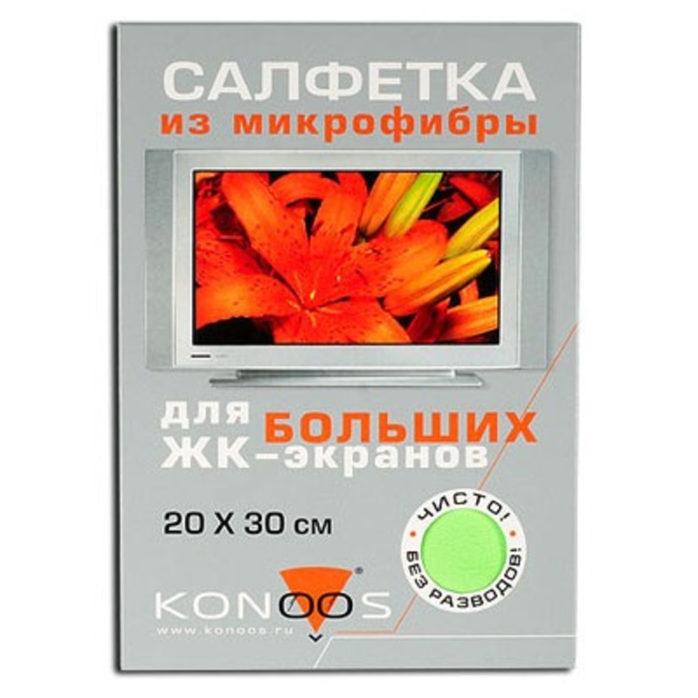 Салфетка из микрофибры для ЖК-телевизоров Konoos KT-1